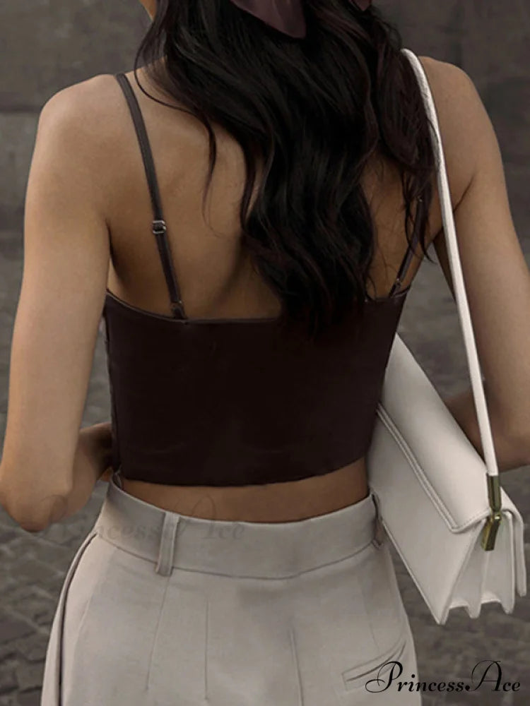 Cropped Sequin Graceful Halter Corset Top