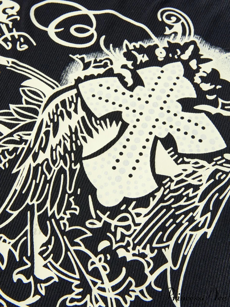 Cross Charming Portrait Necklace