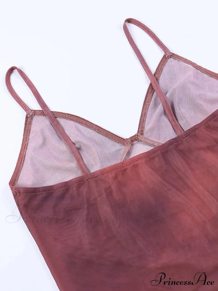 Cross Over Halter Trendy Mesh Crop Cami Top