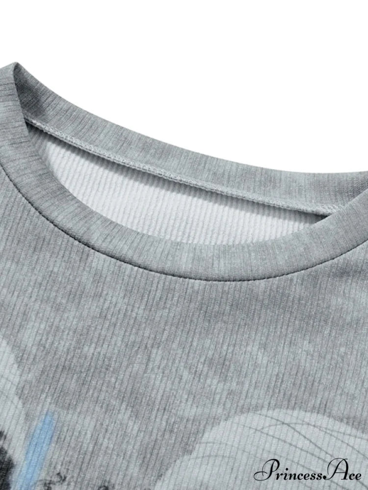 Cross Ribbed Graceful Two Piece Set