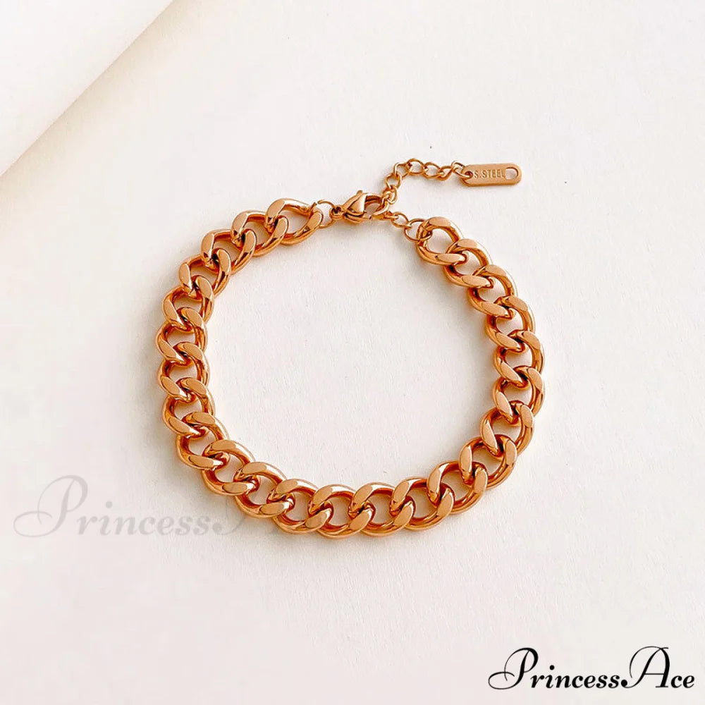 Cuban Chain Retro Style Niche Design Bracelet