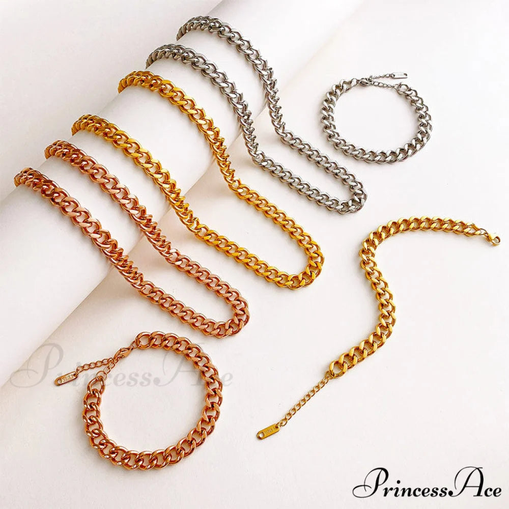 Cuban Chain Retro Style Niche Design Bracelet