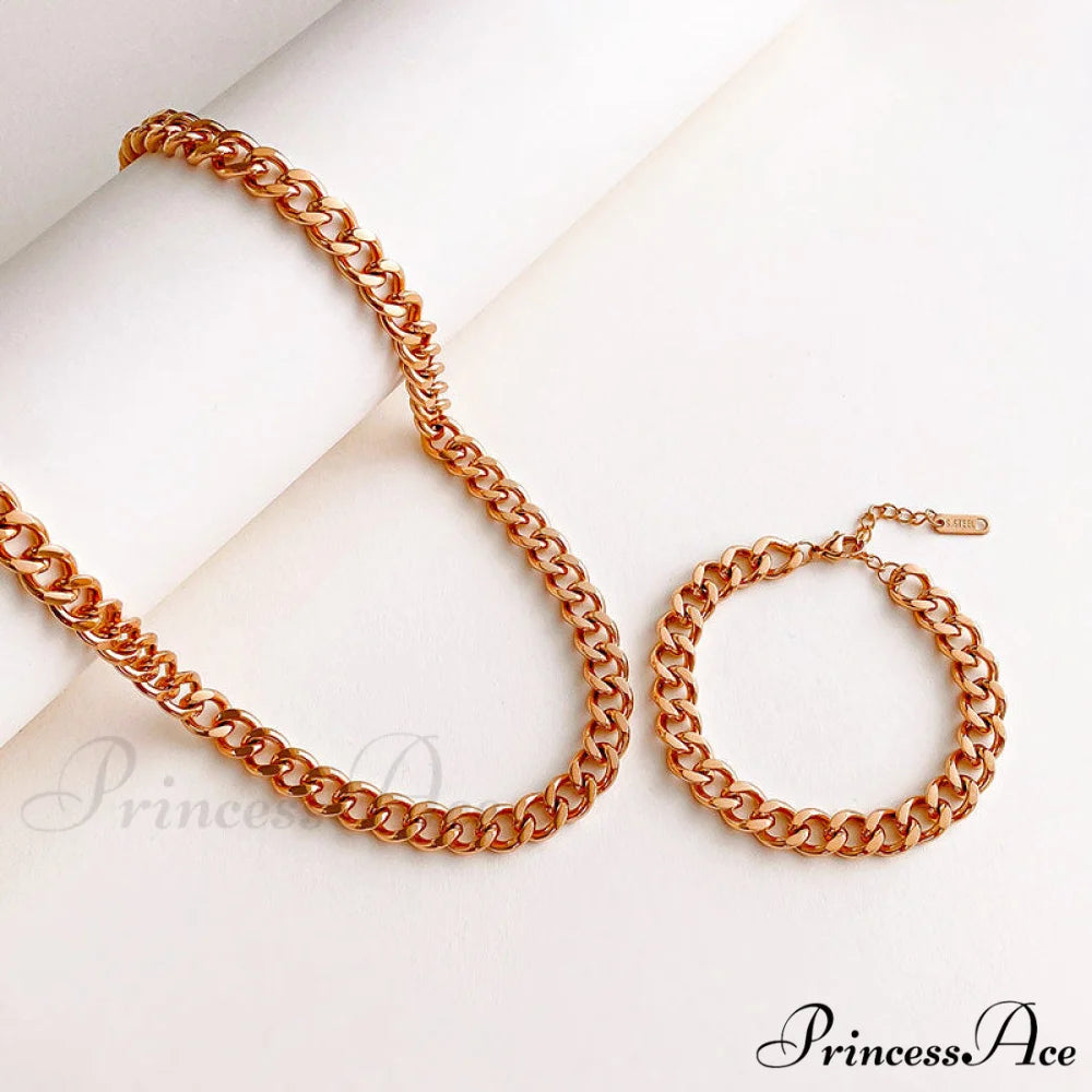 Cuban Chain Retro Style Niche Design Bracelet
