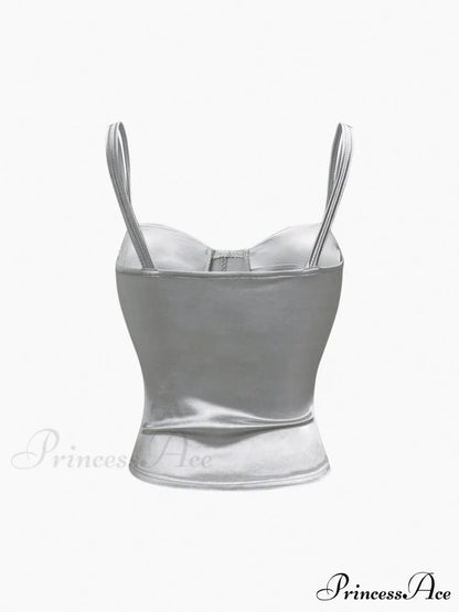 Cup Detail Graceful Corset Top