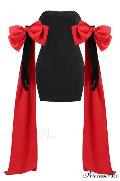 Cupid Dress Stylish & Gloves XS / Black