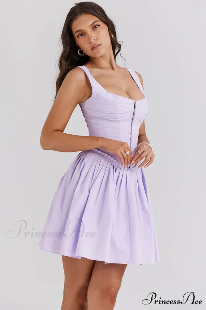 Cupid Pleated Stylish Mini Dress
