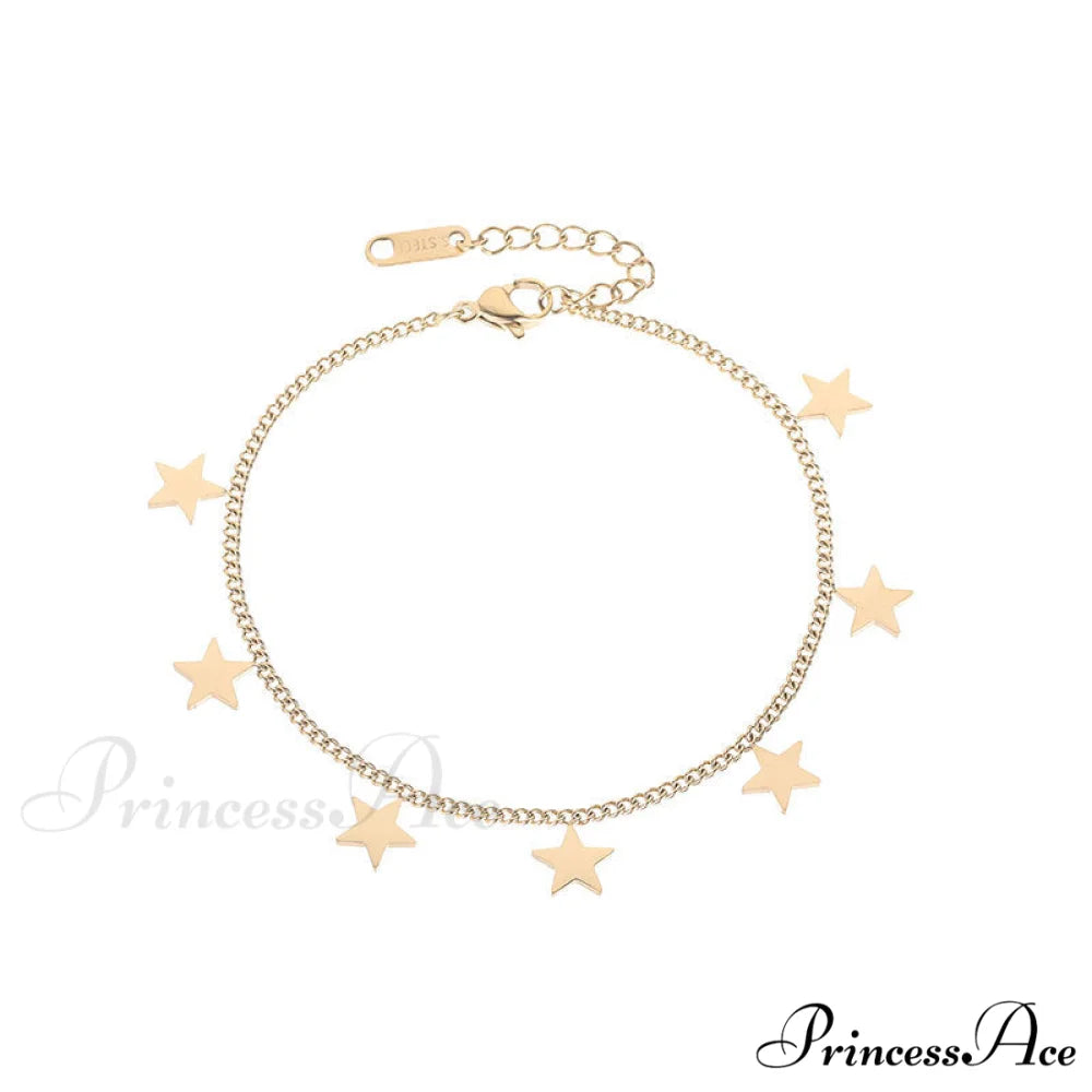 Custom Cute Mini Star Pendant Bracelet