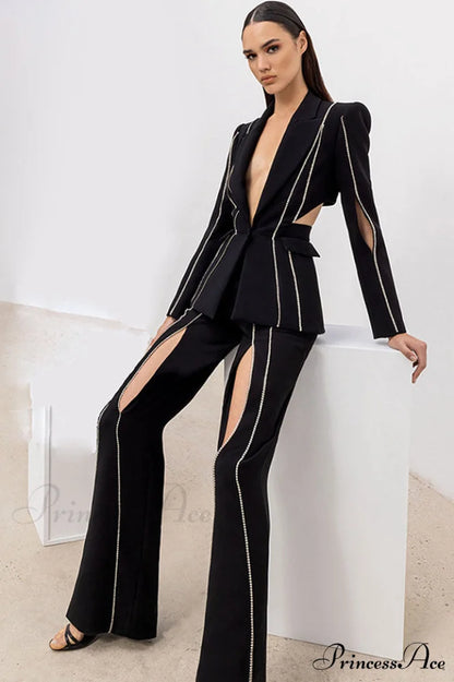 Cut-Out Diamonds Stylish Decorated Set