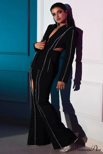 Cut-Out Diamonds Stylish Decorated Set