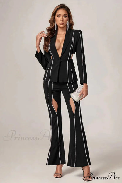 Cut-Out Diamonds Stylish Decorated Set
