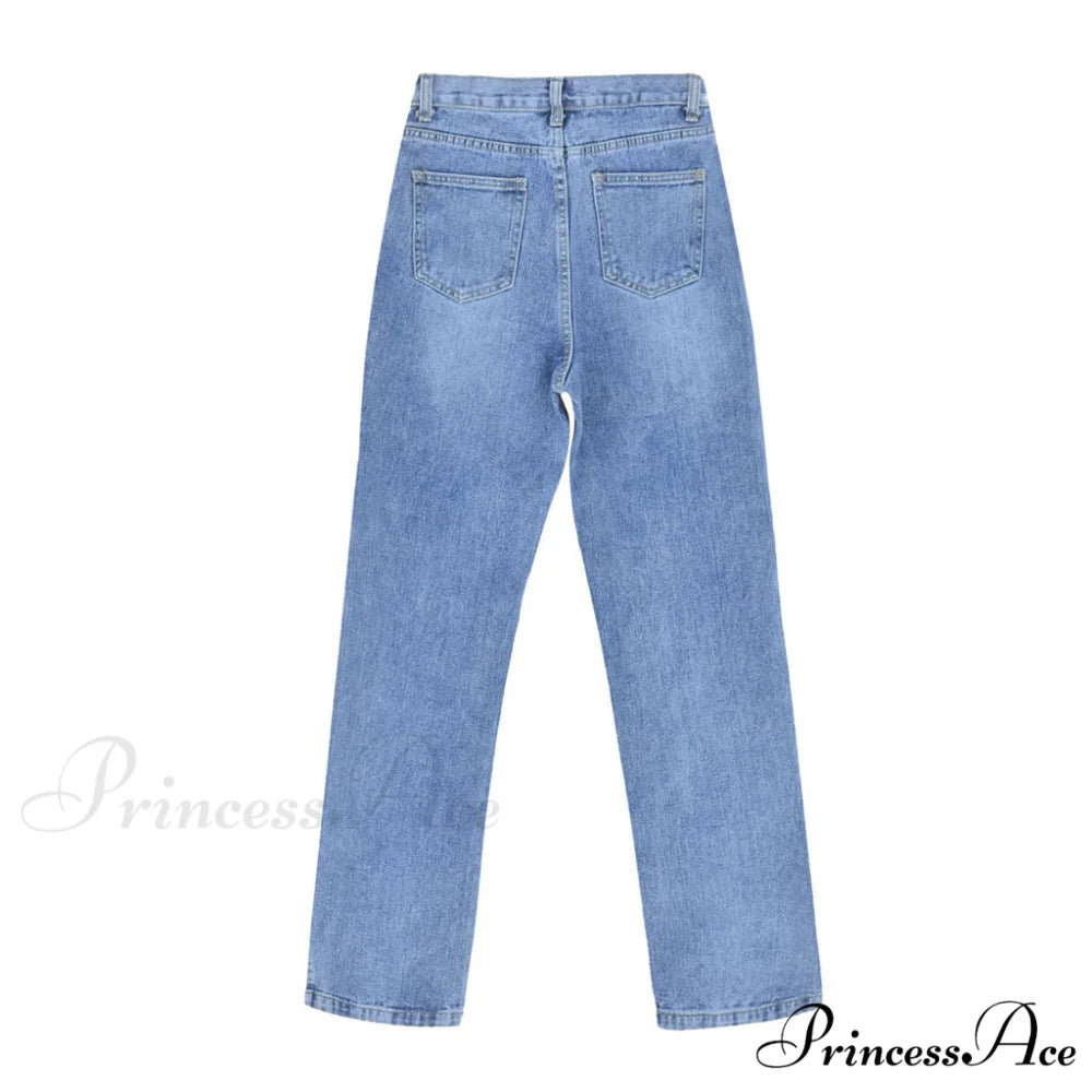 Cut Out High Waist Faded Classic Distressed Skinny Jeans - Black XL / Blue