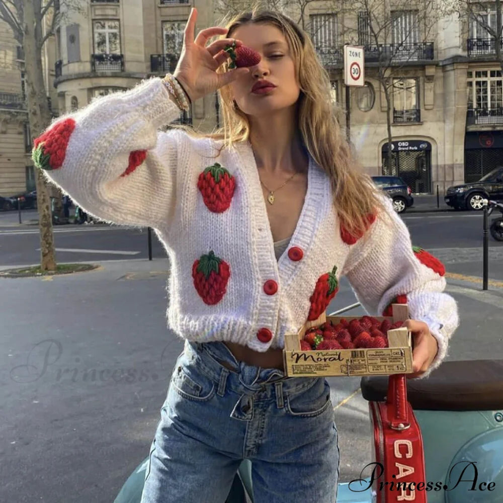 Cute Rib Knit Bandage Crop Top Bodycon Vibrant Midi Skirt Matching Set - Hot Pink One Size / White