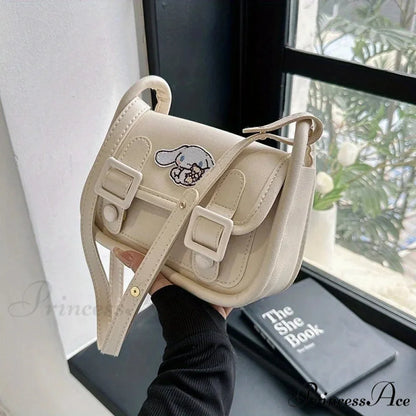Cute Sanrio Kuromi Crossbody Shoulder Bag Cinnamoroll / 19x13x8cm crossbody-250126