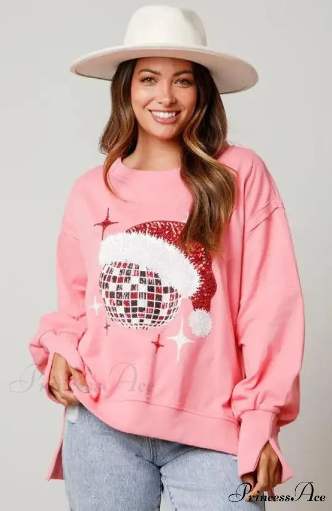 Cute Ugly Sequin Graphic Nutcracker Holiday Christmas Hoodie Gold / S Christmas Hoodies-L