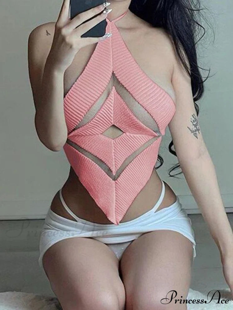 Cutout Front Cross Halter Neck Classic Ruched Bodycon Mini Dress - Gray