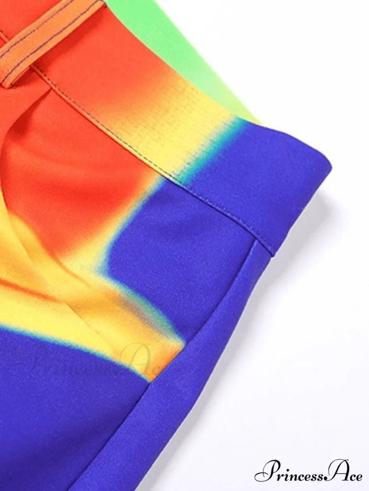 Cutout Two-Piece Short Trendy Sleeve Crop Top