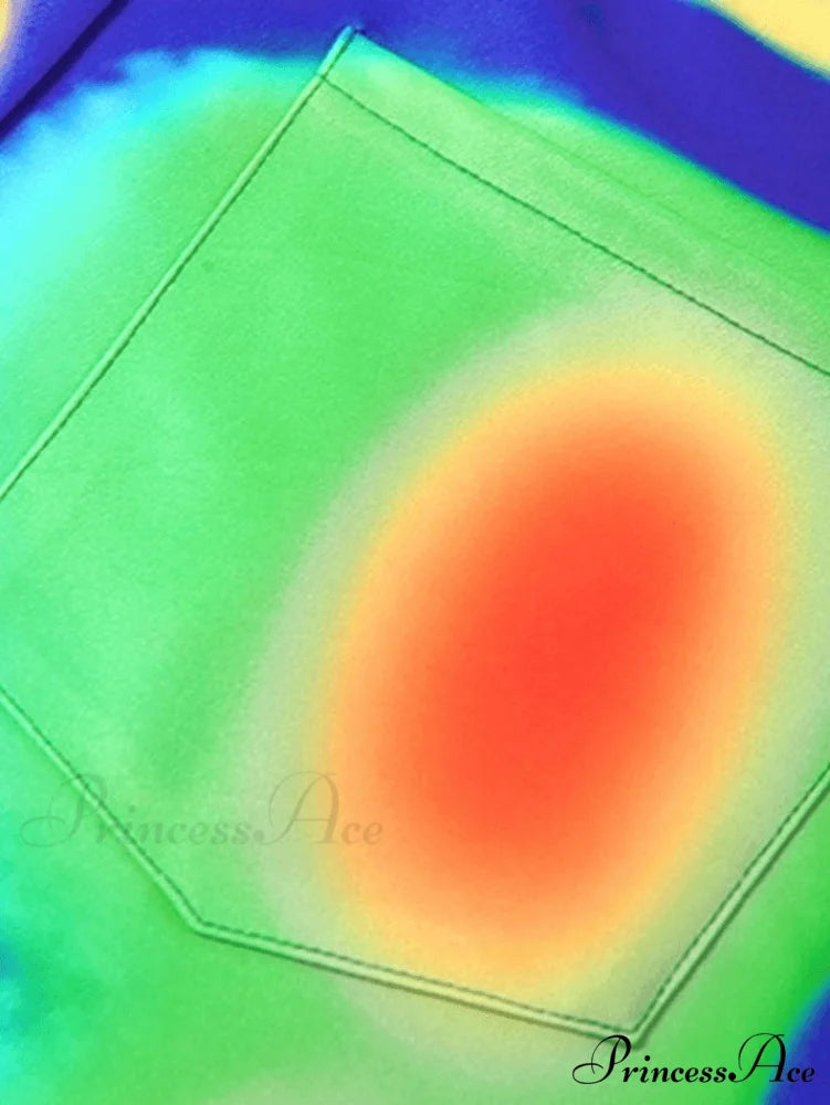 Cutout Two-Piece Short Trendy Sleeve Crop Top