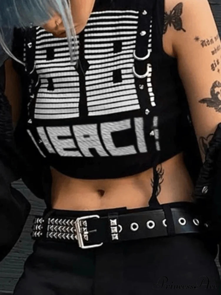 CyberPrinted Straight Graceful Leg Pants