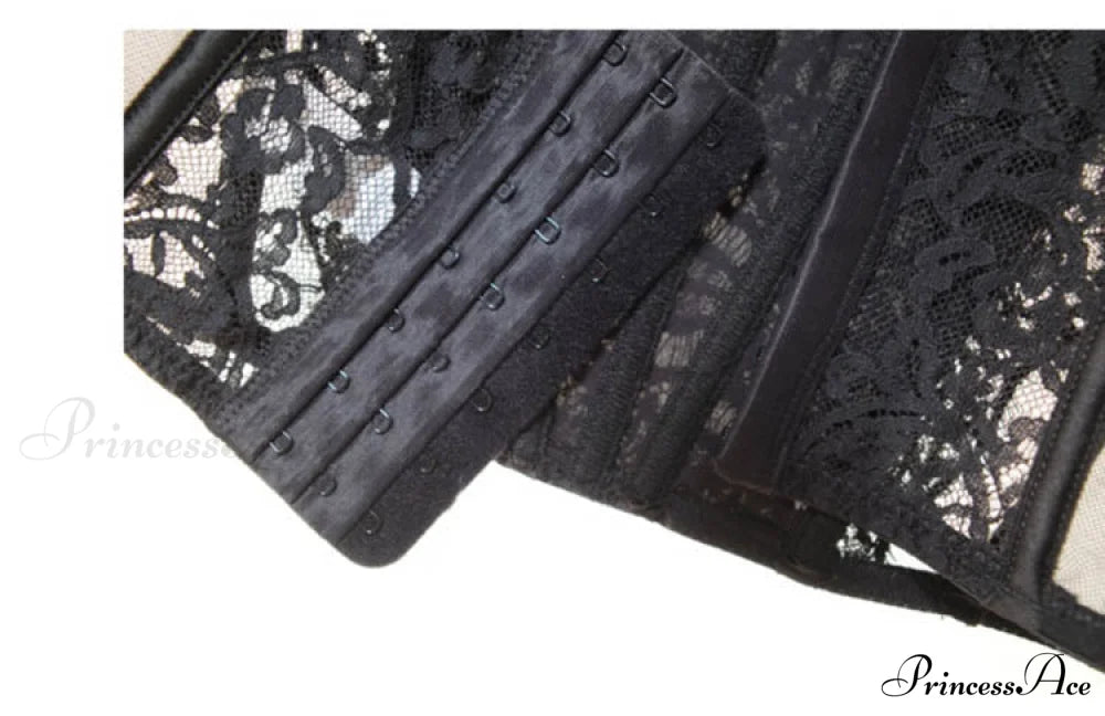 Daliah Mesh Stylish Lace Corset Top