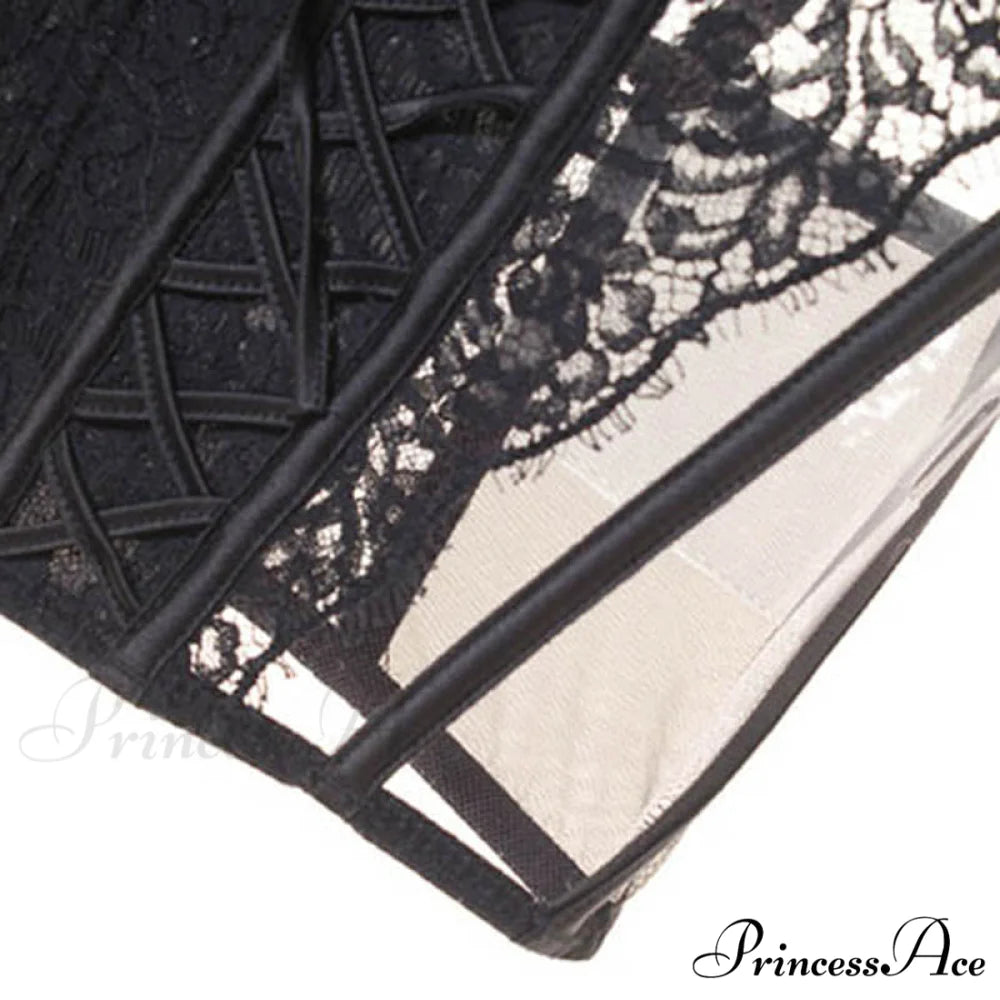 Daliah Mesh Stylish Lace Corset Top