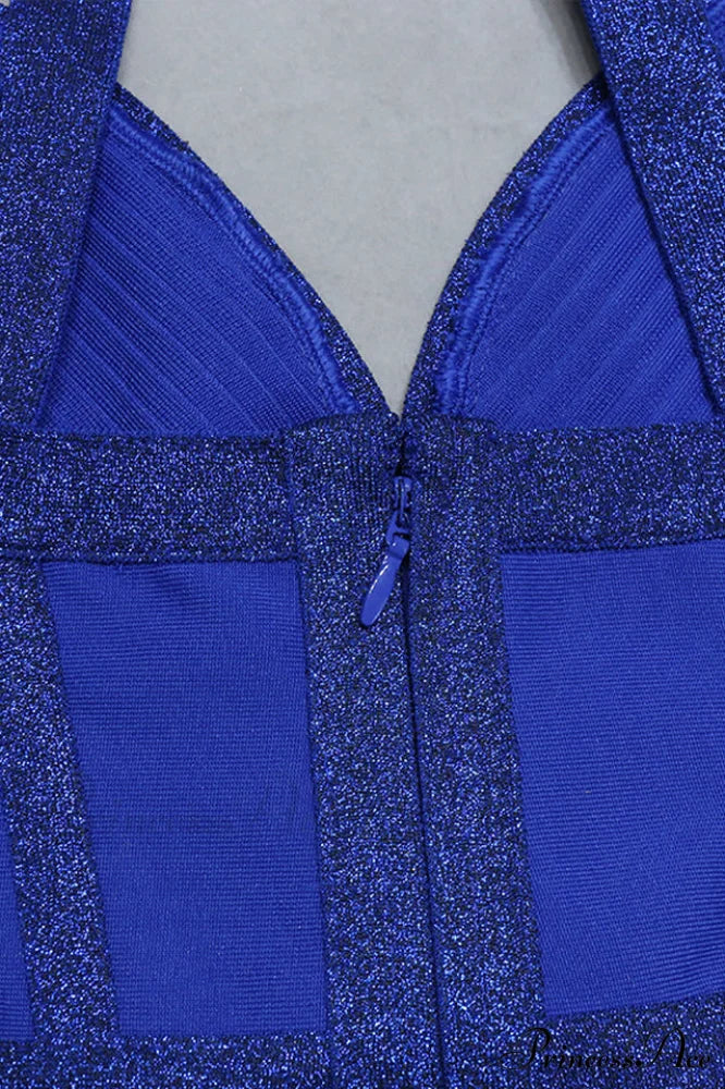 Dama Halter Stylish Midi Bandage Dress