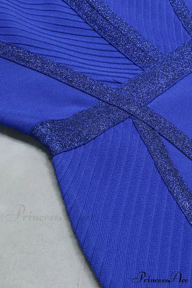 Dama Halter Stylish Midi Bandage Dress