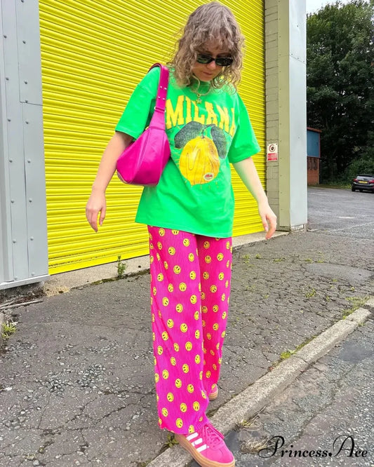 Dark Harajuku Adorable Citrus Graphic T-shirt t-shirt-250223
