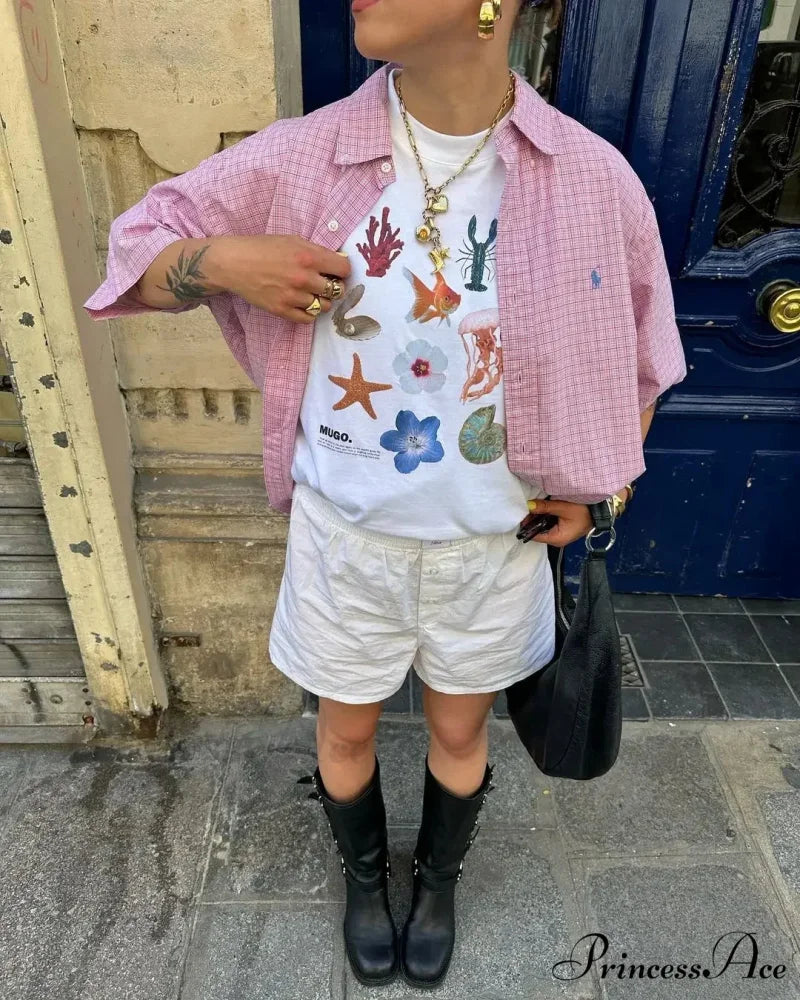 Dark Harajuku Neon Green Cherry T-shirt white2 / S t-shirt-250223