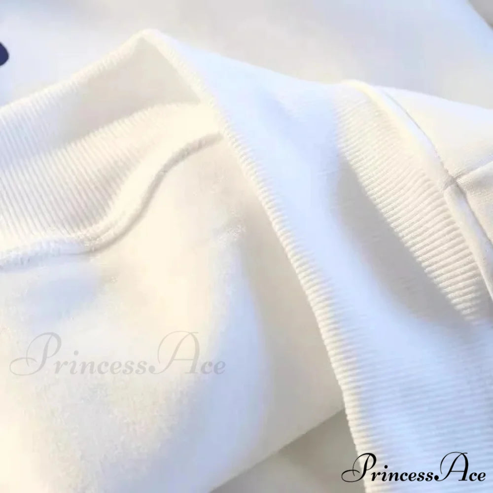 Dark Letter Graphic Baggy Fleece Hoodie hoodies-241228