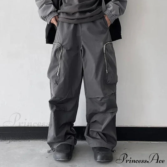 Dark Loose Cargo Urban Pants pants-241228