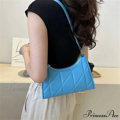 Dark Synthetic Leather Vintage Hobos Shoulder Bag shoulder-250126