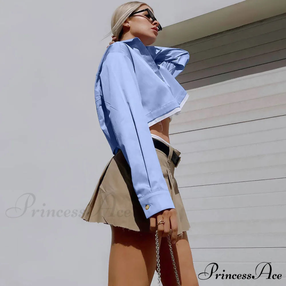 Dark Wash Graceful Y2K Boyfriend Jeans L / Blue