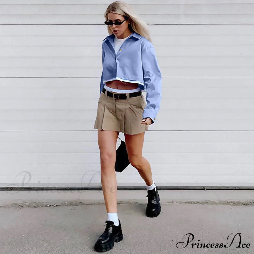 Dark Wash Graceful Y2K Boyfriend Jeans M / Blue