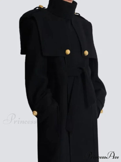 Dark Wool Mix coat coats-241228