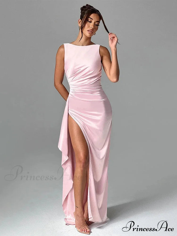 Decorative Slender Form-Fitting Holiday Dress vacationdress-250223
