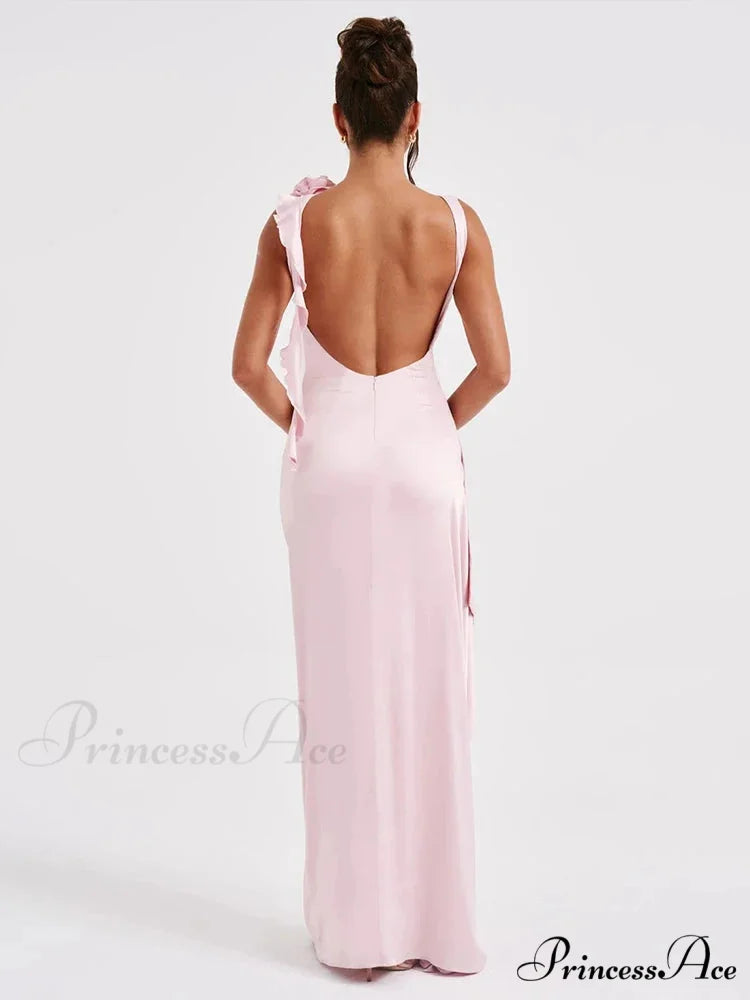 Decorative Slender Form-Fitting Holiday Dress vacationdress-250223