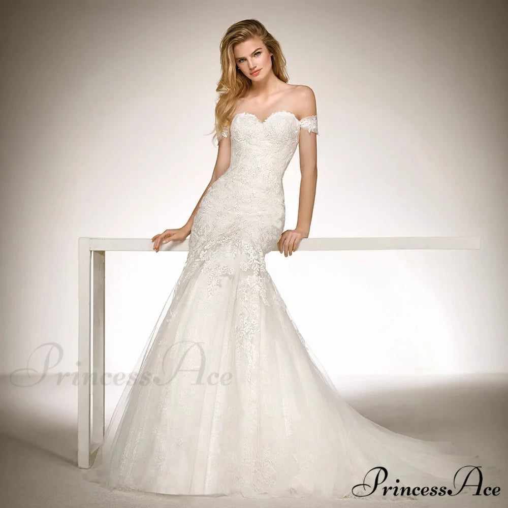 Deep Neck Extended Train Transparent Wedding Gown white / 2 weddingdress-250223