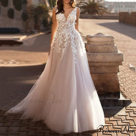 Deep Plunging Sensual Silk Bridal Gown lvory white / XS weddingdress-250223