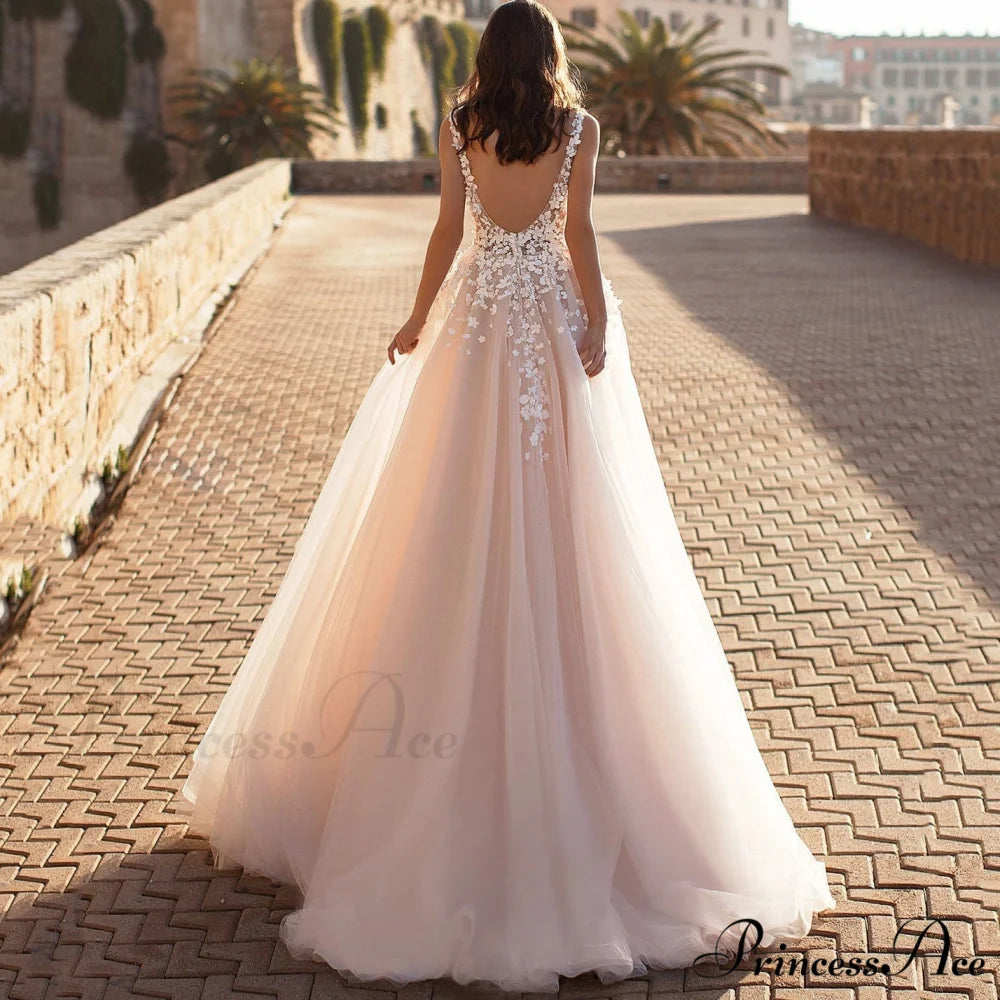 Deep Plunging Sensual Silk Bridal Gown weddingdress-250223
