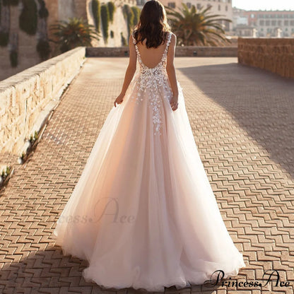 Deep Plunging Sensual Silk Bridal Gown weddingdress-250223