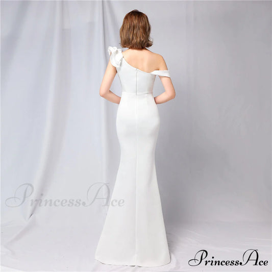 Delana Elegant Formal Charming One Shoulder Dress