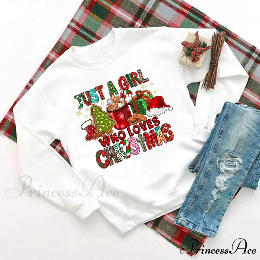 Delicious Hot Cocoa Chocolates Cake Printed Christmas Hoodie white 12 / S Christmas Hoodies-L