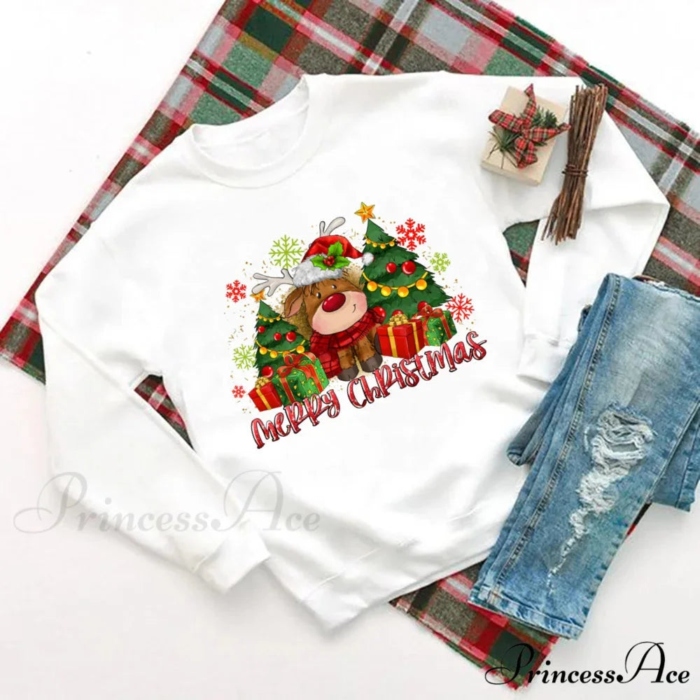 Delicious Hot Cocoa Chocolates Cake Printed Christmas Hoodie white 2 / S Christmas Hoodies-L