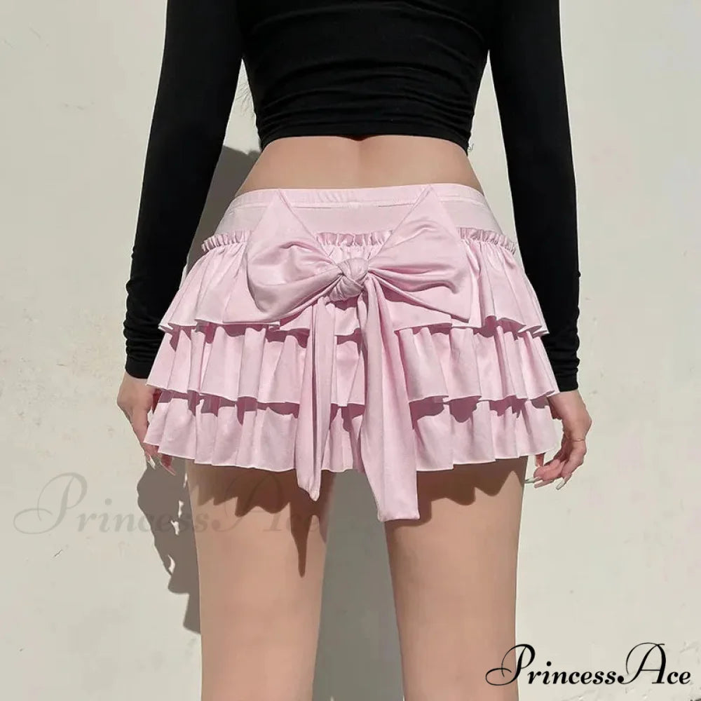 Delightful Lower-Waist Rose A-Line Skirt skirts-250223
