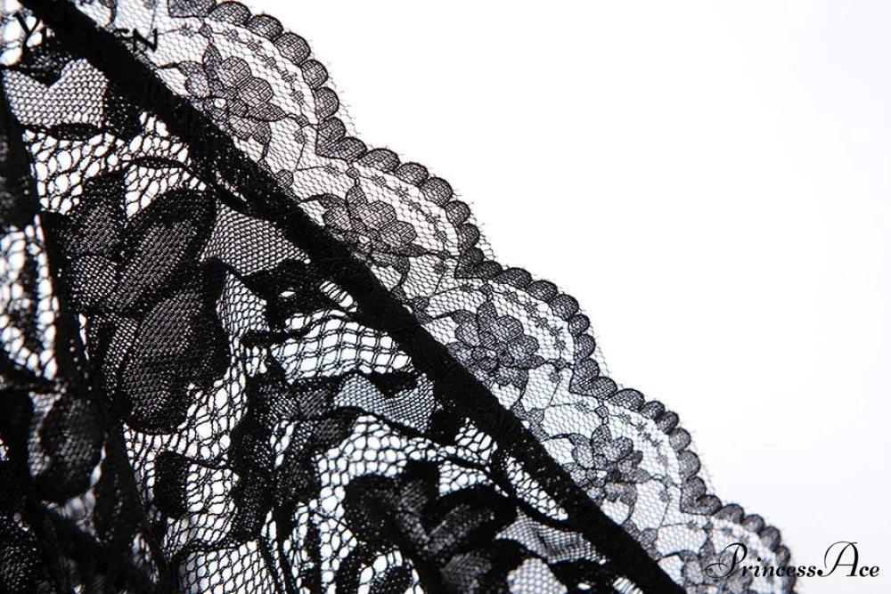 Delilah Sexy Lace Charming Split Maxi Dress