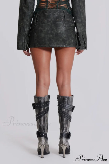 Denim Assassin Stylish Micro Mini Skirt