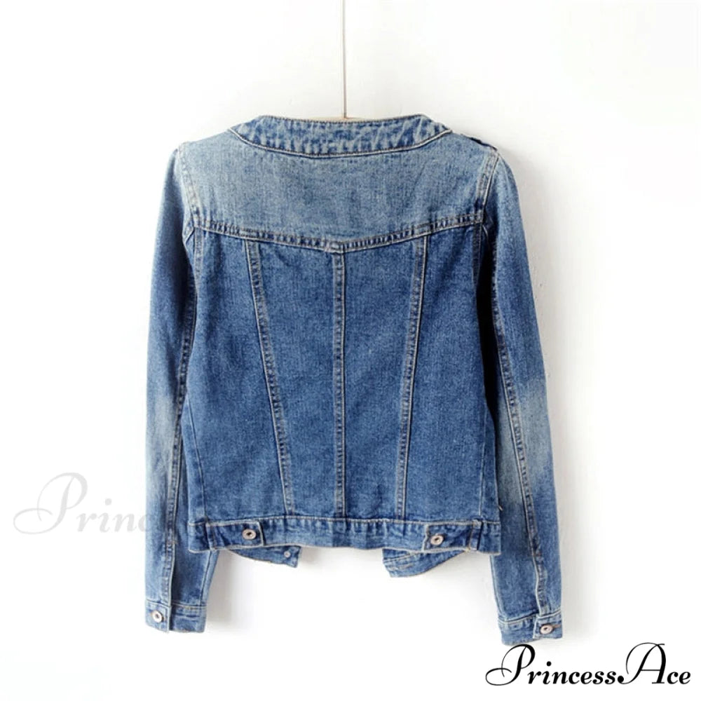DenimLong Sleeve Casual Jacket