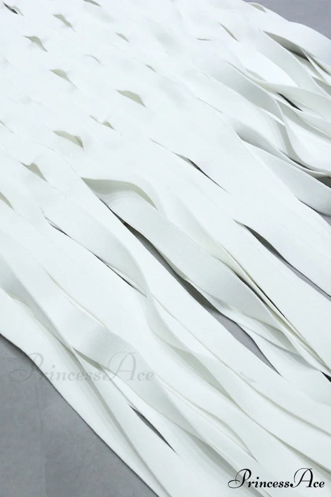 Denisa Sleeveless Stylish Tassel Dress