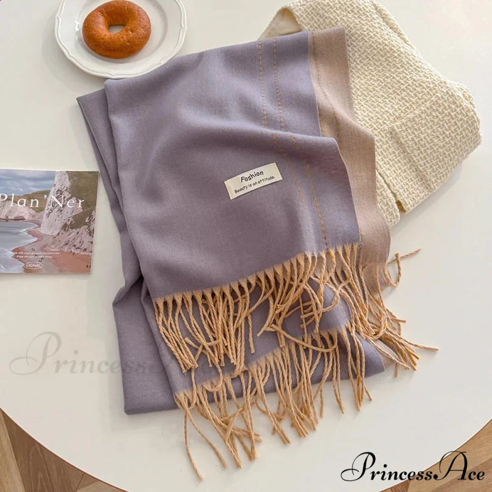 Dense Chunky Cashmere Winter Scarf color-08 scarf-241228