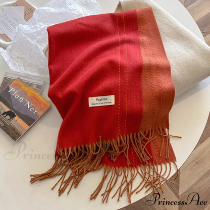 Dense Chunky Cashmere Winter Scarf color05 scarf-241228